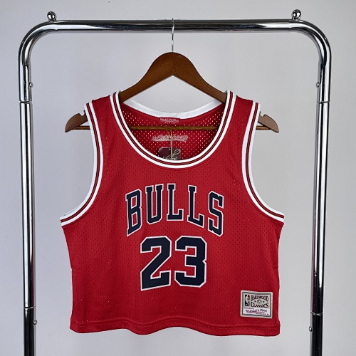 Chicago Bulls Michael Jordan #23 Retro Edition Red Women's Basketball Jersey