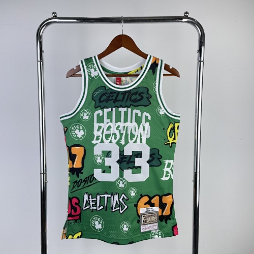 Boston Celtics #33 Retro Edition 86 Season Basketball Jersey