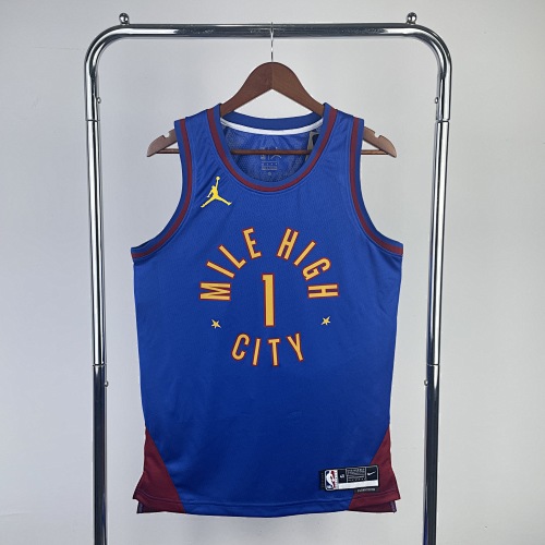 Denver Nuggets #1 Limited Edition Jumpman 23 Season Basketball Jersey