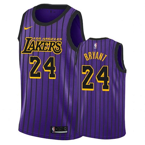 Los Angeles Lakers City Edition Fan Edition Purple Basketball Jersey