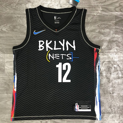 Brooklyn Nets #12 City Edition 21 Season Basketball Jersey