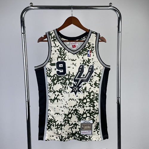San Antonio Spurs #9 Retro Edition 14 Season Basketball Jersey