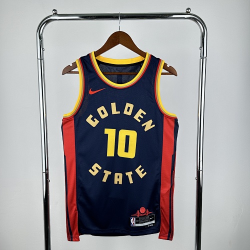 Golden State Warriors #10 City Edition 25 Season Basketball Jersey