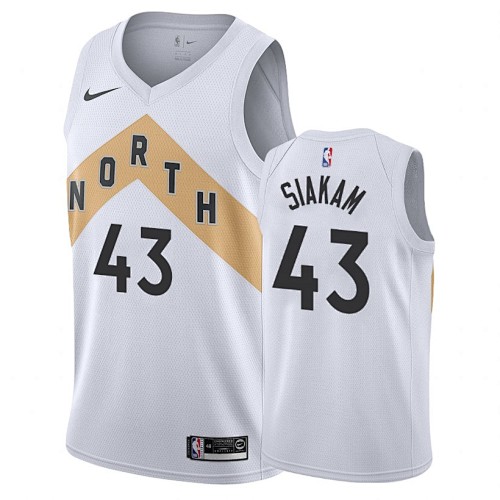 Toronto Raptors City Edition Fan Edition White Basketball Jersey