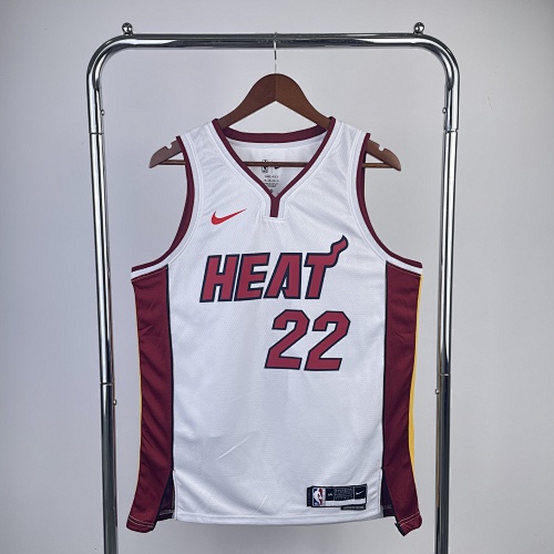Miami Heat #22 White Basketball Jersey