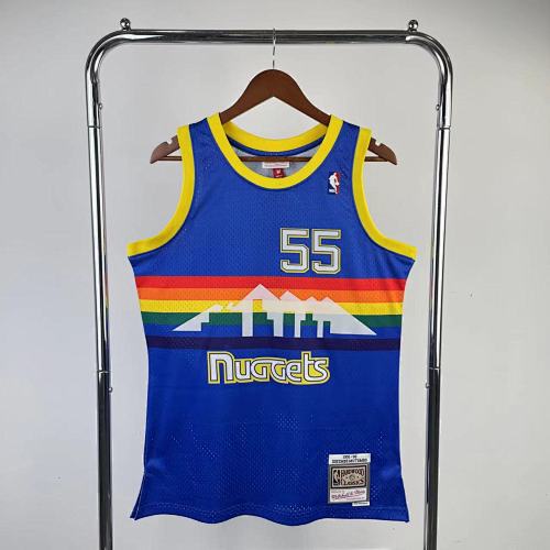 Denver Nuggets #55 Retro Edition Fan Edition 92 Season Basketball Jersey