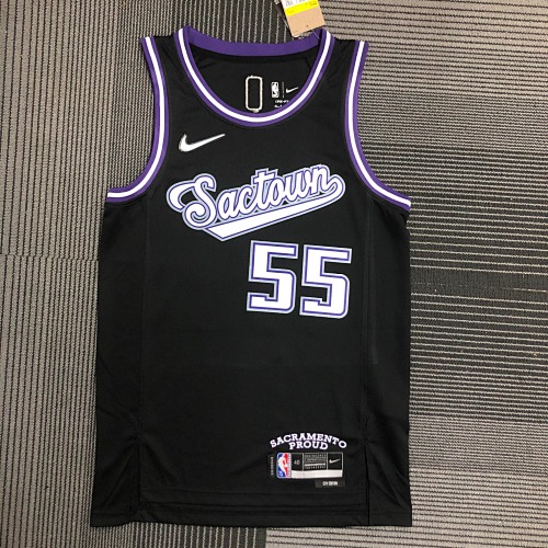Sacramento Kings Jalen Williams #55 City Edition 22 Season Basketball Jersey