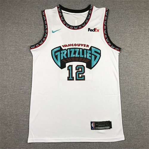 Memphis Grizzlies Ja Morant Retro Edition White Basketball Jersey