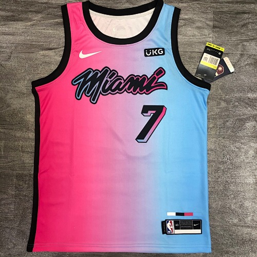Miami Heat #7 City Edition 21 Season Basketball Jersey