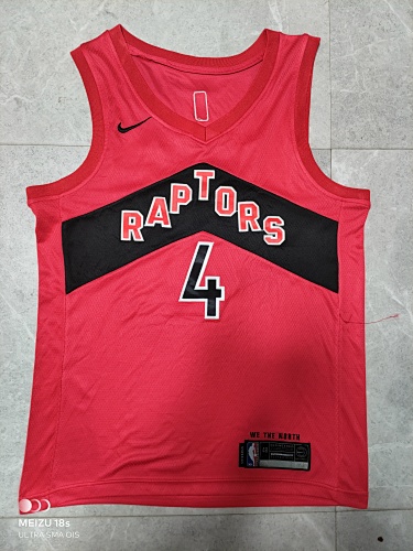 Toronto Raptors Red Basketball Jersey