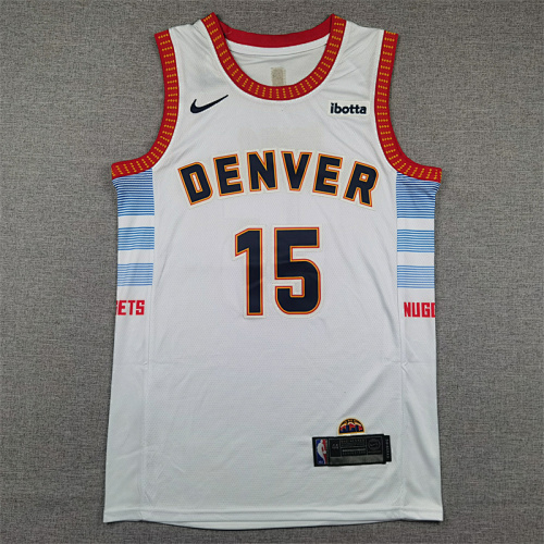Denver Nuggets Nikola Jokic City Edition White 23 Season Basketball Jersey