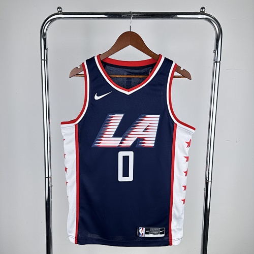 Los Angeles Clippers #0 City Edition 19 Season Basketball Jersey