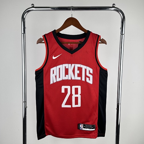 Houston Rockets #28 Away Red 23 Season Basketball Jersey