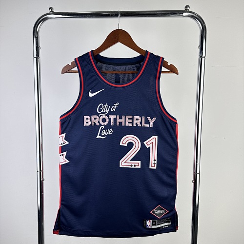 Philadelphia 76ers Joel Embiid #21 City Edition 24 Season Basketball Jersey