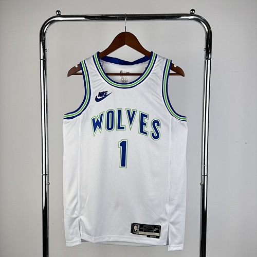 Minnesota Timberwolves #1 Retro Edition 24 Season Basketball Jersey