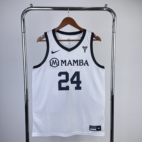 #24 White Basketball Jersey
