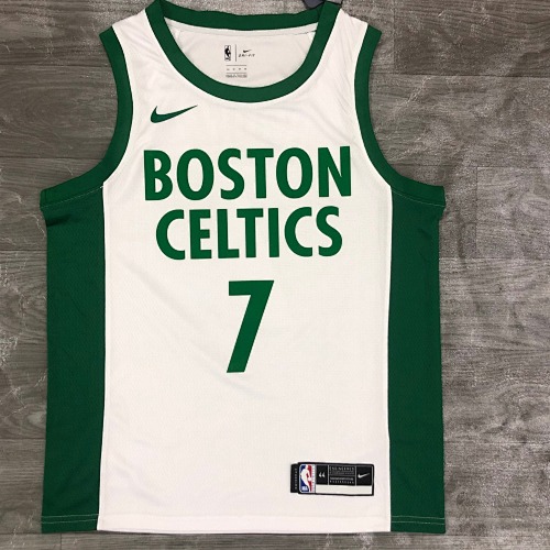 Boston Celtics Jaylen Brown #7 City Edition 21 Season Basketball Jersey
