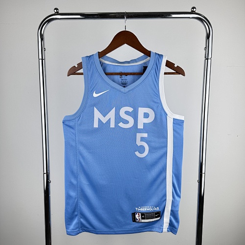 Minnesota Timberwolves Anthony Edwards #5 Basketball Jersey