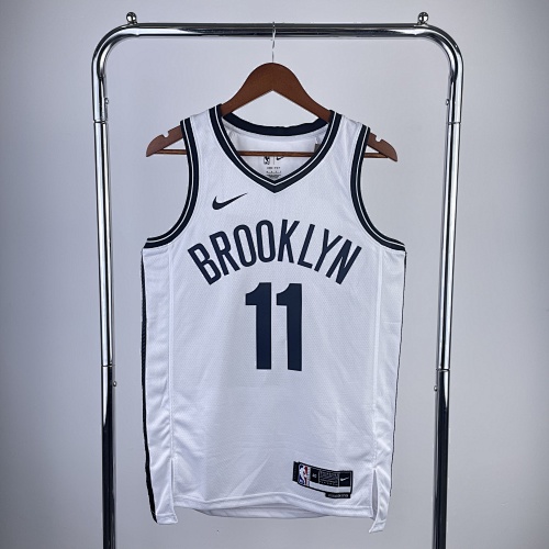 Brooklyn Nets Kyrie Irving #11 White 23 Season Basketball Jersey