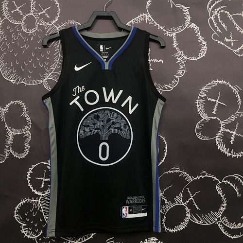 Golden State Warriors #0 Black Grey 20 Season Basketball Jersey