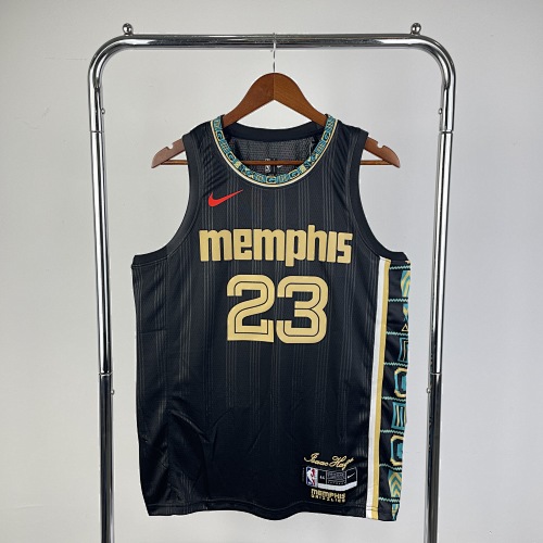 Memphis Grizzlies Derrick Rose #23 City Edition 21 Season Basketball Jersey