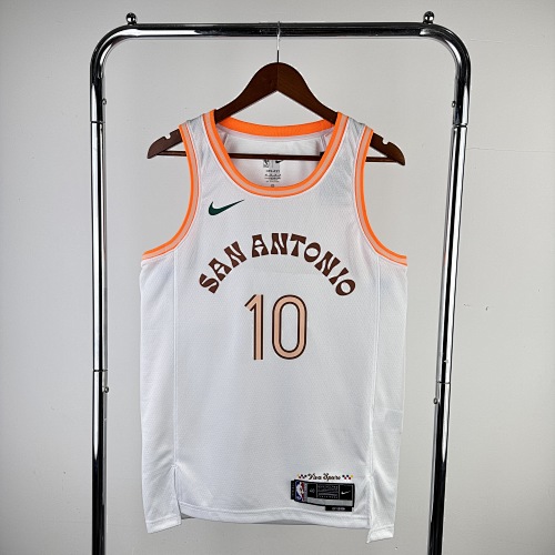 San Antonio Spurs #10 City Edition 24 Season Basketball Jersey