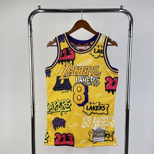 Los Angeles Lakers #8 Retro Edition 97 Season Basketball Jersey