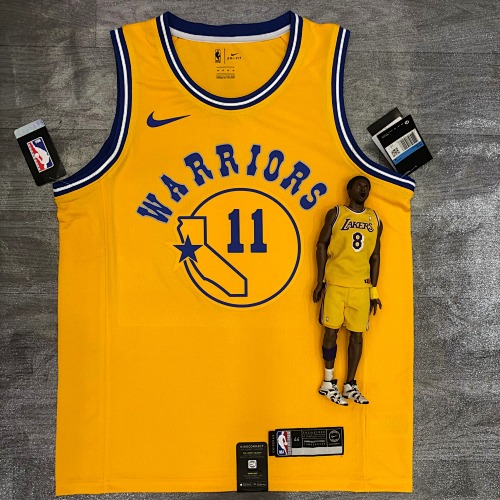 Golden State Warriors Klay Thompson #11 Yellow Socks