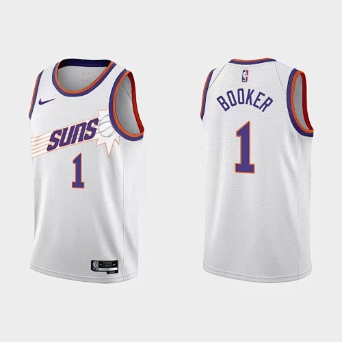 Phoenix Suns Devin Booker White 23 Season Basketball Jersey