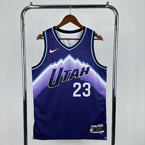 Utah Jazz #23 Purple 26 Season Basketball Jersey