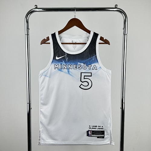 Minnesota Timberwolves Anthony Edwards #5 City Edition 25 Season Basketball Jersey