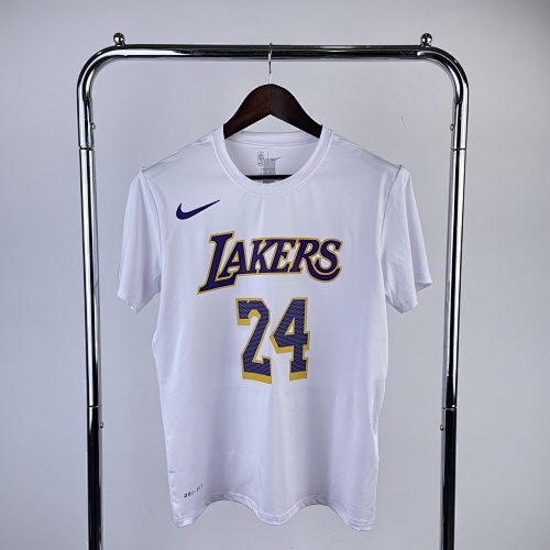 Los Angeles Lakers #24 White Basketball Jersey