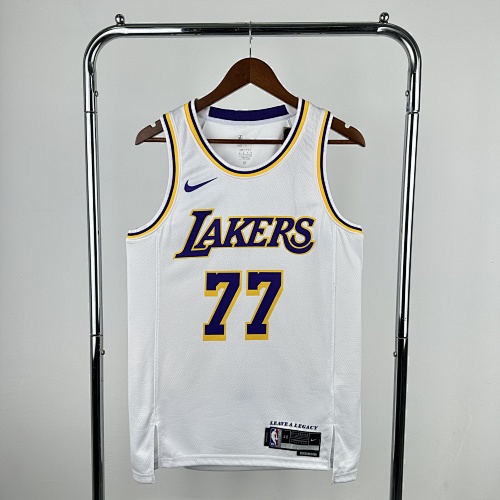 Los Angeles Lakers Luka Doncic #77 White 23 Season Basketball Jersey