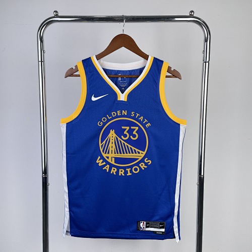 Golden State Warriors #33 Away 23 Season Basketball Jersey