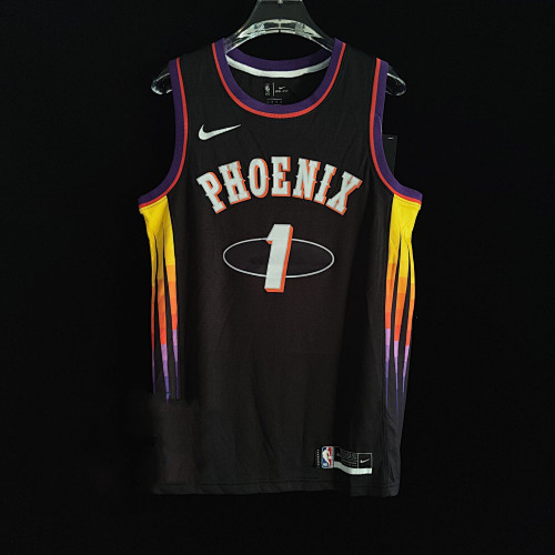 Phoenix Suns Devin Booker #1 City Edition 22 Season Basketball Jersey