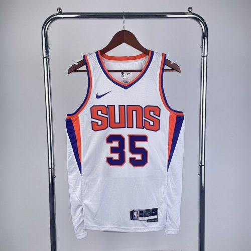 Phoenix Suns Kevin Durant #35 White 23 Season Basketball Jersey