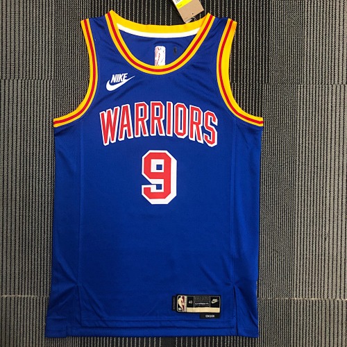 Golden State Warriors #9 Retro Edition Basketball Jersey
