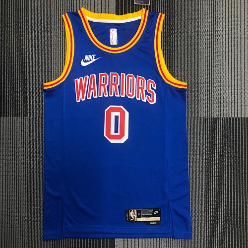 Golden State Warriors #0 Retro Edition Basketball Jersey