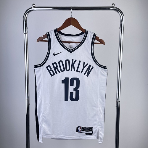 Brooklyn Nets James Harden #13 White 23 Season Basketball Jersey