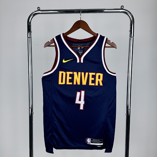 Denver Nuggets #4 Blue 23 Season Basketball Jersey