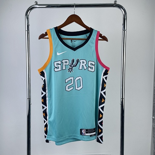 San Antonio Spurs #20 City Edition 23 Season Basketball Jersey