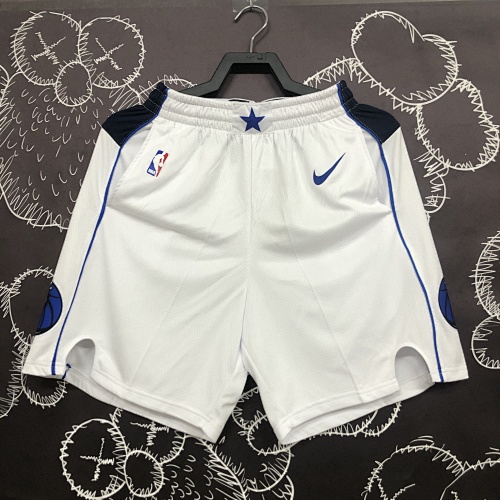 Dallas Mavericks White Shorts
