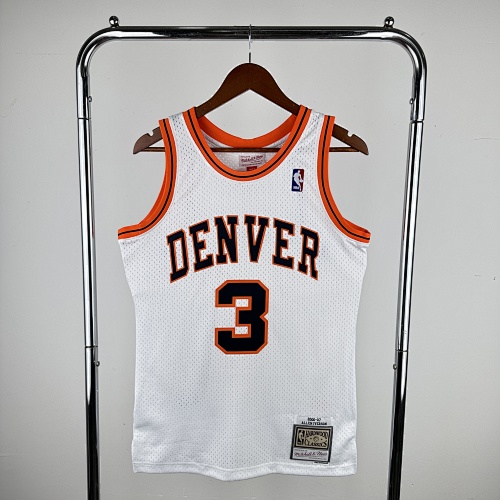 Denver Nuggets Allen Iverson #3 Retro Edition 07 Season Basketball Jersey
