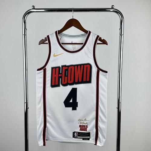 Houston Rockets #4 City Edition 25 Season Basketball Jersey
