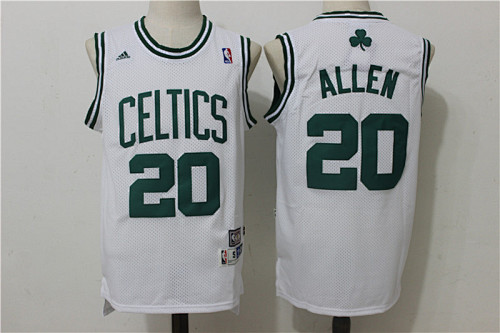 Boston Celtics Retro Edition White Basketball Jersey