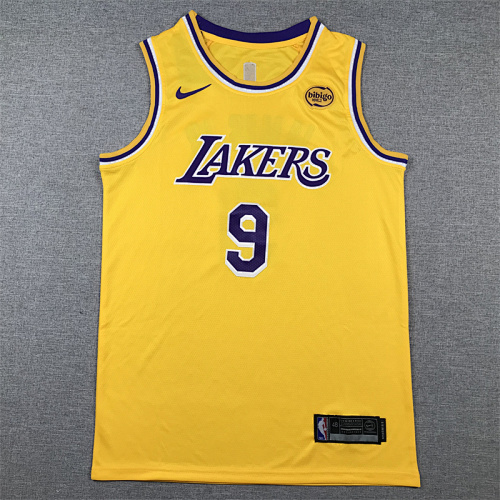 Los Angeles Lakers Jaylen Brown Yellow Basketball Jersey