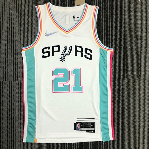 San Antonio Spurs #21 City Edition 22 Season Basketball Jersey