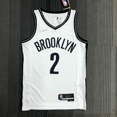 Brooklyn Nets #2 White Basketball Jersey
