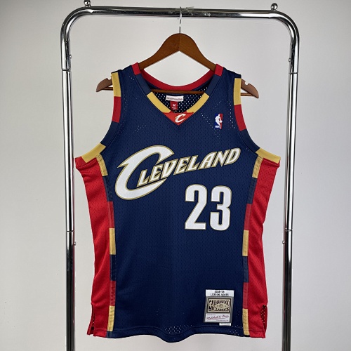 Cleveland Cavaliers LeBron James #23 Retro Edition Blue 09 Season Basketball Jersey