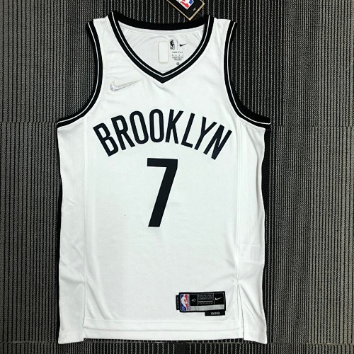 Brooklyn Nets Kevin Durant #7 White Basketball Jersey